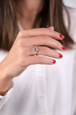 14 Ayar Altın Baget Yüzük 197 - Görsel 3