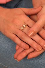 14 Ayar Altın Taşlı T Yüzük 97