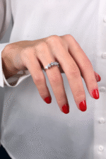 14 Ayar Altın Beştaş Yüzük 180 - Görsel 2