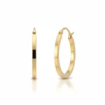 14 Ayar Altın Halka Küpe 119