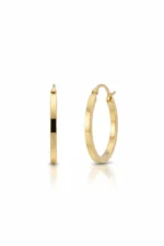 14 Ayar Altın Halka Küpe 119