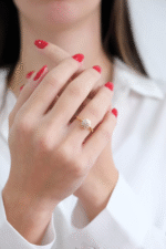 14 Ayar Altın Taşlı Güneş Yüzük 215 - Görsel 2