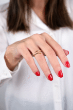 14 Ayar Altın Çivi Yüzük 111 - Görsel 3