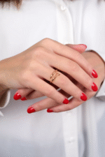 14 Ayar Altın Çivi Yüzük 111 - Görsel 2