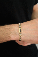 14 Ayar Altın Erkek Zincir Bileklik 396 - Görsel 2