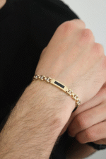 14 Ayar Altın Erkek Zincir Bileklik 396