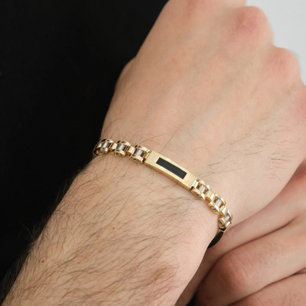 14 Ayar Altın Erkek Zincir Bileklik 396