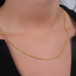 14 Ayar Altın 60 cm Burgu Zincir Kolye 184