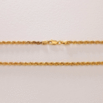 14 Ayar Altın 65 cm Burgu Zincir Kolye 273 - Görsel 4