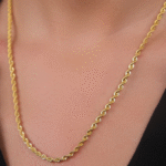 14 Ayar Altın 70 cm Burgu Zincir Kolye 274