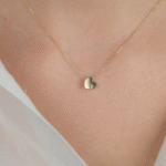 14 Ayar Altın Küçük Kalpli Kolye 813