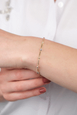 14 Ayar Altın Dorikalı Bileklik 779 - Görsel 2