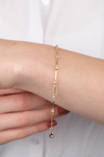 14 Ayar Altın Dorikalı Bileklik 779 - Görsel 3