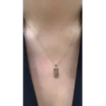 14 Ayar Altın Külçe Kolye 825 - Görsel 3