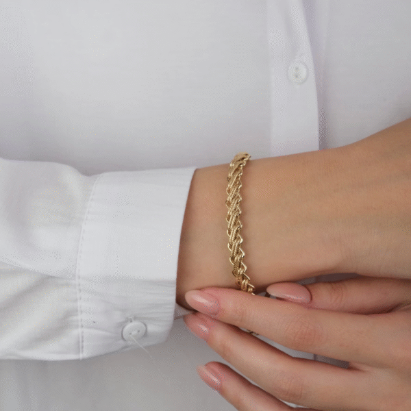 14 Ayar Altın Viyana Bileklik 665