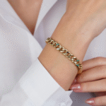 14 Ayar Mavi Mineli Gurmet Bileklik 595