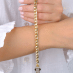 14 Ayar Altın Taşlı Gurmet Zincir 793