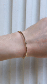 14 Ayar Rose Çiçek Desenli Elastik Bileklik 973