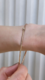 14 Ayar Rose Çiçek Desenli Elastik Bileklik 973 - Görsel 3