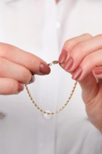 14 Ayar Altın Sade Elips Bileklik 714 - Görsel 6