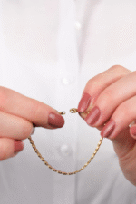 14 Ayar Altın Sade Elips Bileklik 714 - Görsel 5