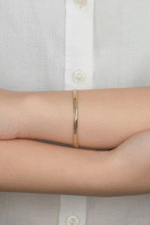 14 Ayar Altın Sade İtalyan Zincirli Bileklik 965 - Görsel 3