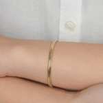 14 Ayar Altın Sade İtalyan Zincirli Bileklik 965