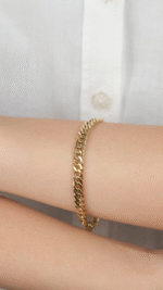 14 Ayar Altın Zincir Bileklik 917