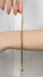 14 Ayar Altın Zincir Bileklik 917 - Görsel 4