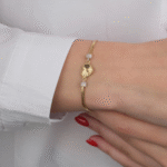 14 Ayar Altın Kalp Bileklik 645