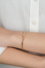 14 Ayar Altın Dorikalı Örgü Zincir Bileklik 957