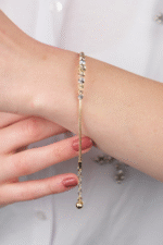 14 Ayar Altın Dorikalı Bileklik 778 - Görsel 6