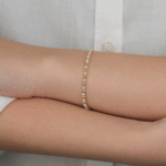 14 Ayar Altın Toplu Taşlı Bileklik 914