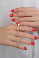 14 Ayar Altın Yıldız Bileklik 657 - Görsel 4