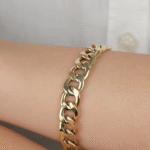 14 Ayar Altın Sade Zincir Bileklik 918