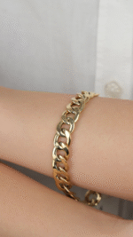 14 Ayar Altın Sade Zincir Bileklik 918