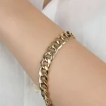 14 Ayar Altın Sade Zincir Bileklik 919