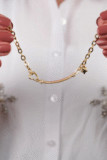 14 Ayar Altın Yıldız ve Kalp Figürlü Bileklik 442 - Görsel 4