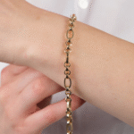 14 Ayar Altın Halka Zincir Bileklik 750