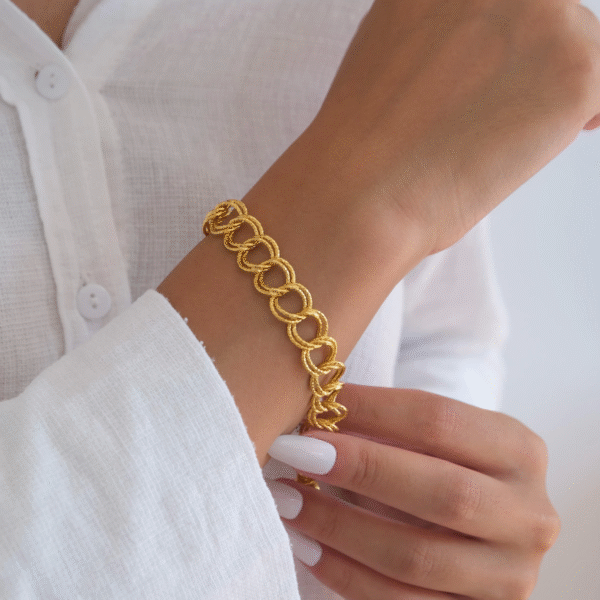 14 Ayar Altın Samanyolu Bileklik 461