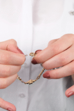 14 Ayar Altın Yoncalı Bileklik 516 - Görsel 5