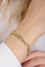 14 Ayar Altın Gurmet Zincir Bileklik 664