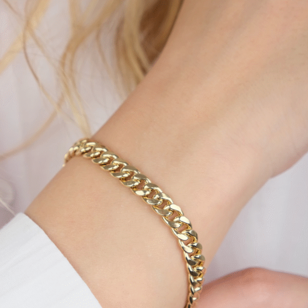 14 Ayar Altın Gurmet Zincir Bileklik 664