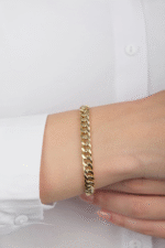 14 Ayar Altın Gurmet Zincir Bileklik 664 - Görsel 3