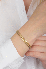 14 Ayar Altın Gurmet Zincir Bileklik 664 - Görsel 2