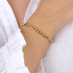 14 Ayar Altın Halka Zincir Bileklik 541