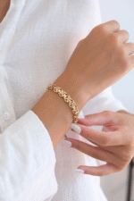 14 Ayar Altın Zincirli Bileklik 460