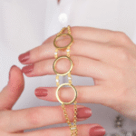 14 Ayar Altın 3'lü Taşlı Çerçeve 241