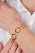 14 Ayar Altın 3'lü Taşlı Çerçeve 241 - Görsel 4