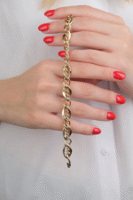 14 Ayar Altın Zincir Bileklik 654 - Görsel 3